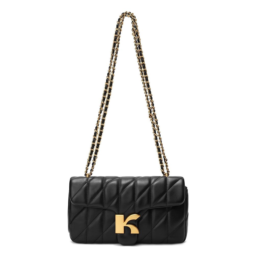 Women'S Compact Crossbody Satchel Metallic Crocodile Print Double Handle